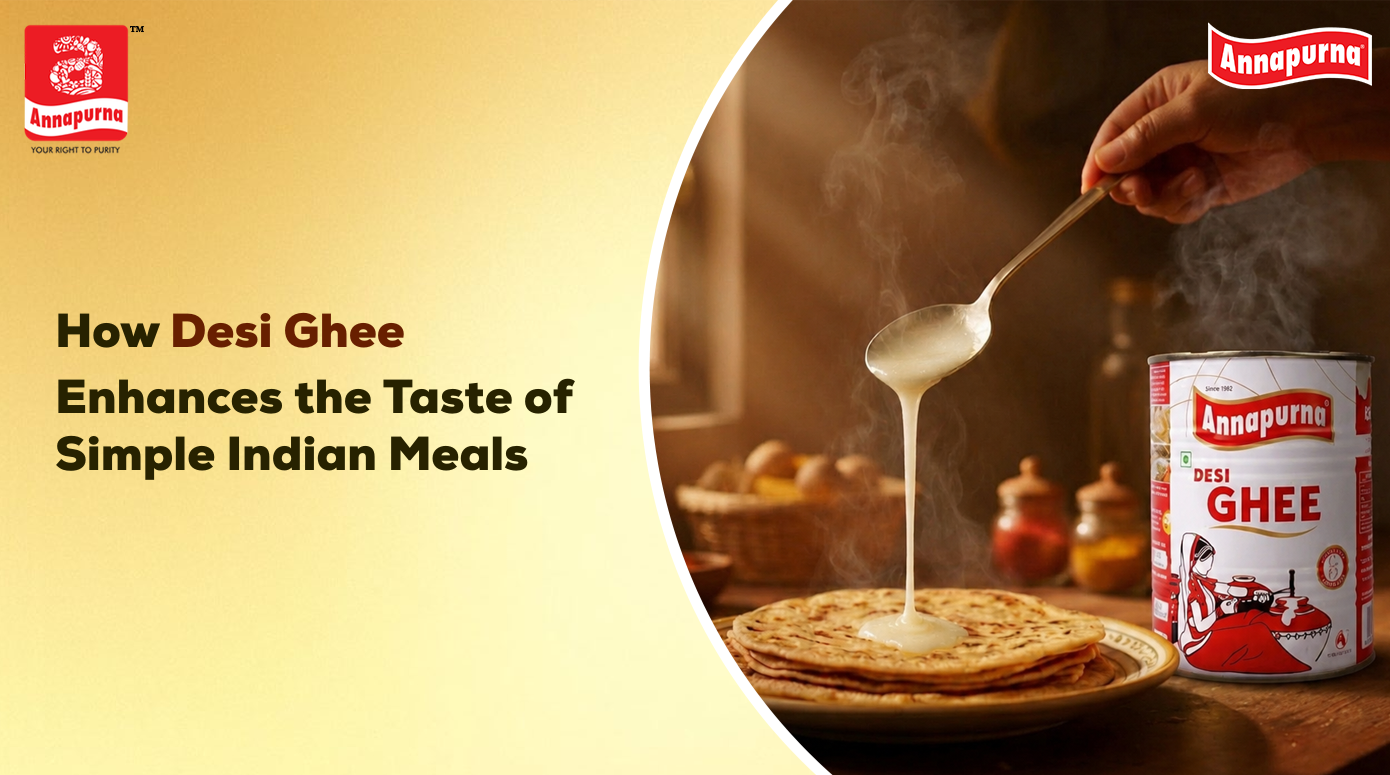 How Desi Ghee Enhances Simple Indian Meals